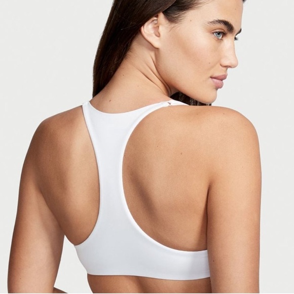 Victoria's Secret Body by Victoria White Bra 42DD Lined Full Coverage Racerback - Picture 8 of 8